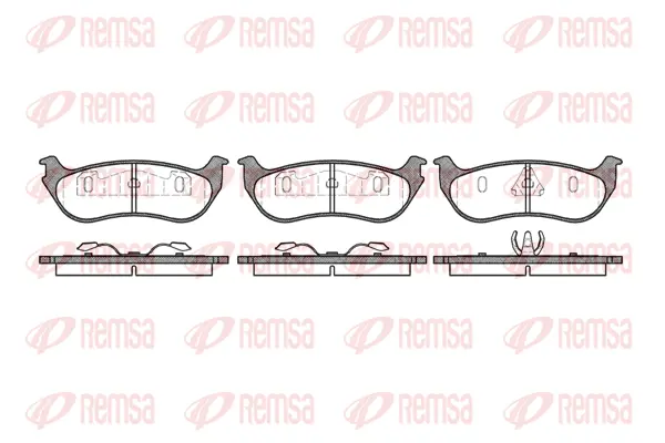 Brake Pad Set, disc brake (0628 75)