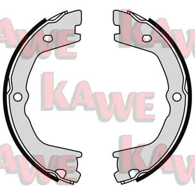 Brake Shoe Set, parking brake (09080)