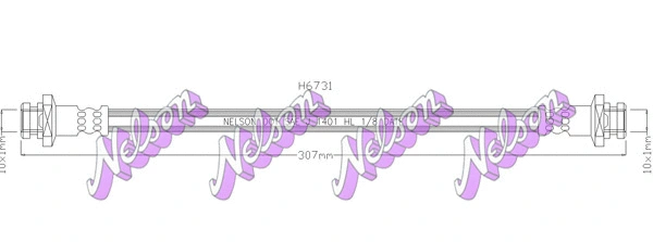 Brake Hose (H6731)