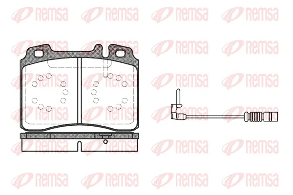 Brake Pad Set, disc brake (0379 12)