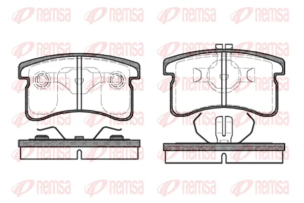 Brake Pad Set, disc brake (0489 00)