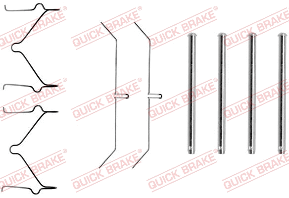 Accessory Kit, disc brake pad (109-1129)