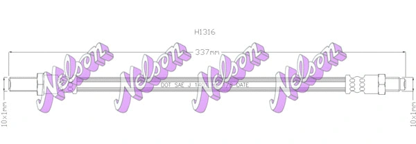 Brake Hose (H1316)