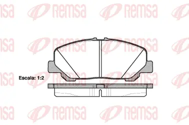 Brake Pad Set, disc brake (1287 00)