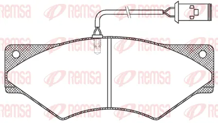 Brake Pad Set, disc brake (JCA436.40)