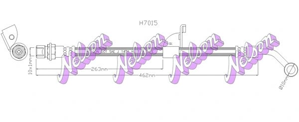Brake Hose (H7015)