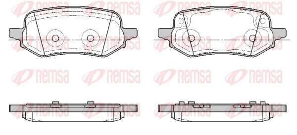 Brake Pad Set, disc brake (1886 00)