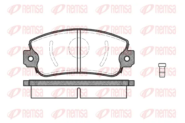 Brake Pad Set, disc brake (0372 02)