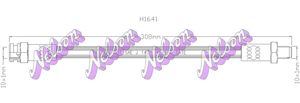 Brake Hose (H1641)
