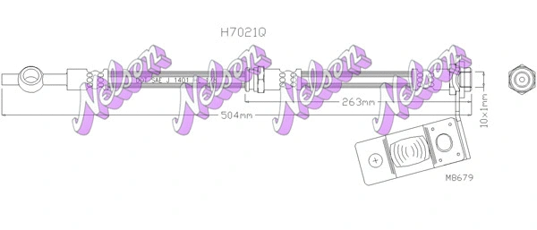 Brake Hose (H7021Q)