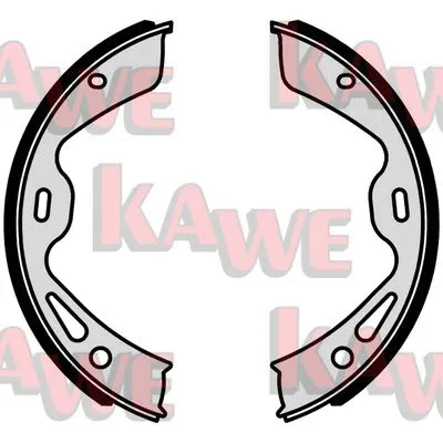 Brake Shoe Set, parking brake (01042)