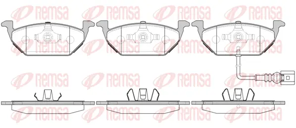 Brake Pad Set, disc brake (0633 31)