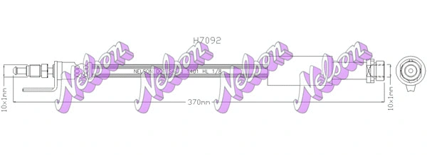 Brake Hose (H7092)
