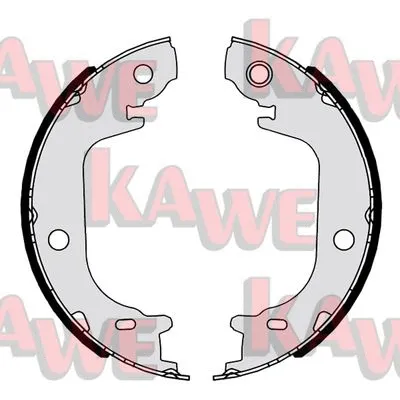 Brake Shoe Set, parking brake (01173)