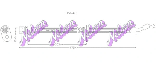 Brake Hose (H5642)