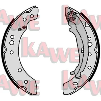 Brake Shoe Set (09640)