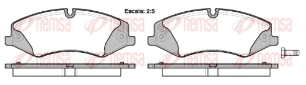 Brake Pad Set, disc brake (1409 00)