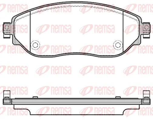 Brake Pad Set, disc brake (1617 08)