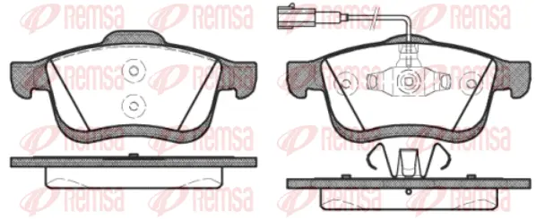 Brake Pad Set, disc brake (1183 22)