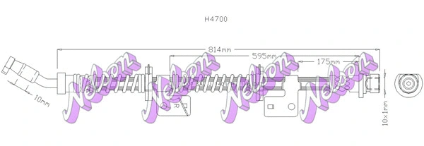 Brake Hose (H4700)