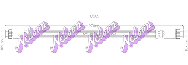 Brake Hose (H3589)