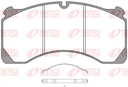 Brake Pad Set, disc brake (JCA847.00)