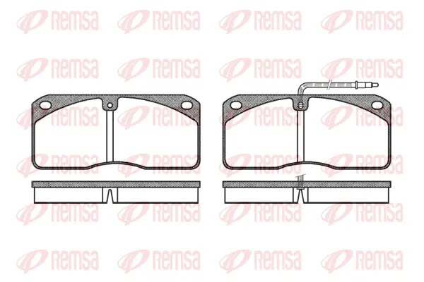 Brake Pad Set, disc brake (0278 40)