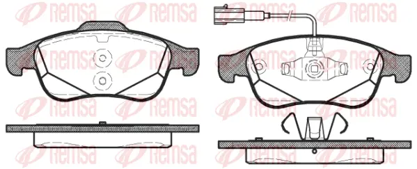 Brake Pad Set, disc brake (1248 02)