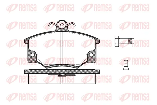 Brake Pad Set, disc brake (0146 44)