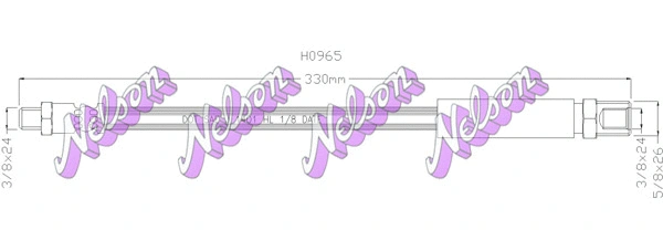 Brake Hose (H0965)