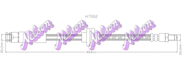 Brake Hose (H7002)