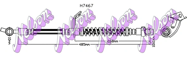 Brake Hose (H7467)