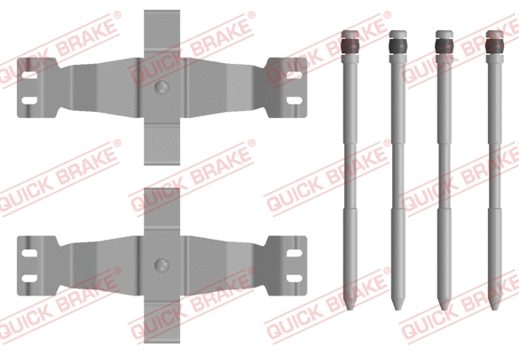Accessory Kit, disc brake pad (109-0122)