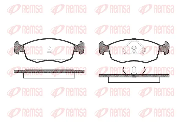 Brake Pad Set, disc brake (0172 00)