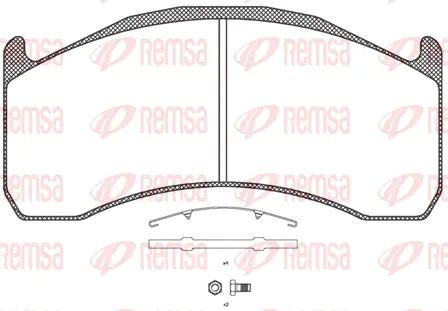 Brake Pad Set, disc brake (JCA1072.00)