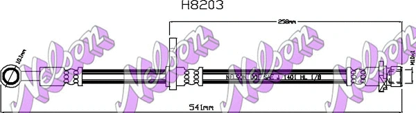 Brake Hose (H8203)