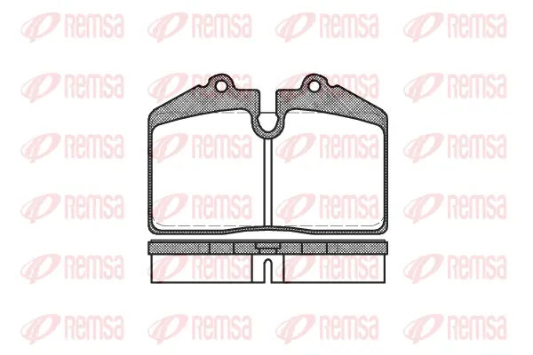 Brake Pad Set, disc brake (0140 50)
