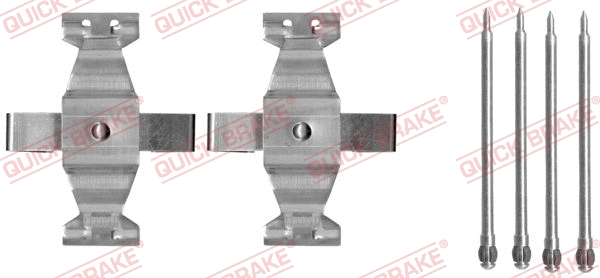 Accessory Kit, disc brake pad (109-1636)