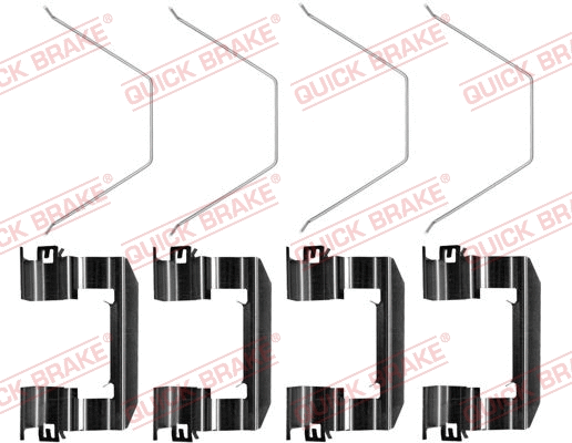 Accessory Kit, disc brake pad (109-0021)