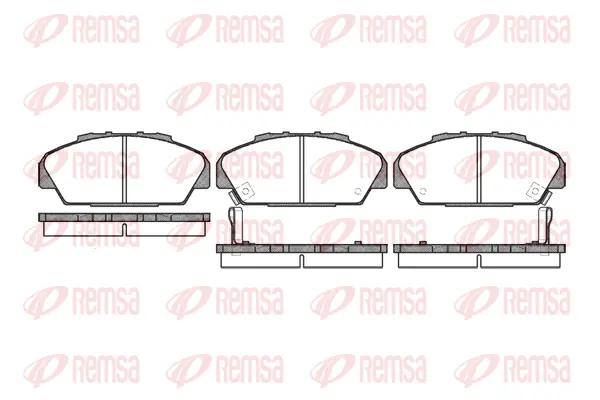 Brake Pad Set, disc brake (0371 02)