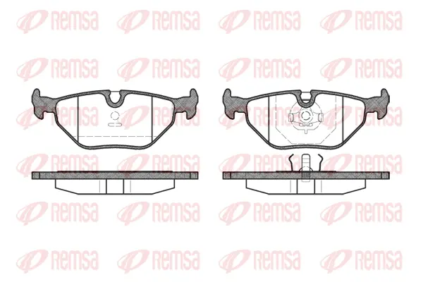 Brake Pad Set, disc brake (0265 00)