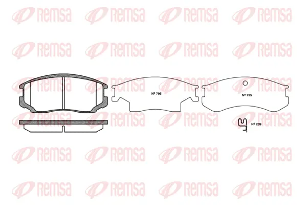 Brake Pad Set, disc brake (0357 22)