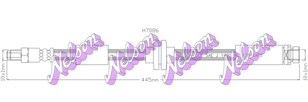 Brake Hose (H7086)
