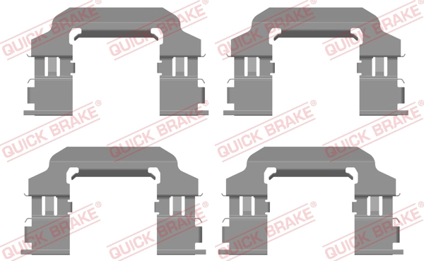 Accessory Kit, disc brake pad (109-0138)