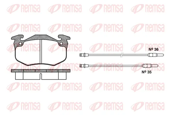 Brake Pad Set, disc brake (0144 14)
