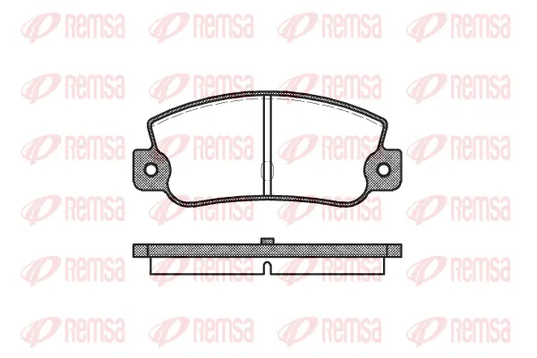 Brake Pad Set, disc brake (0025 30)