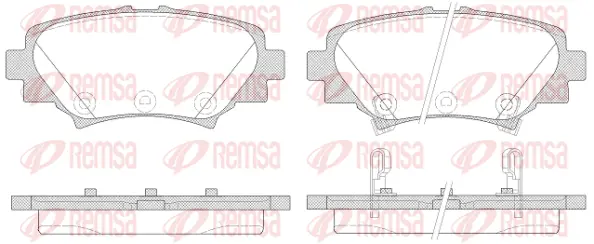 Brake Pad Set, disc brake (1570 02)