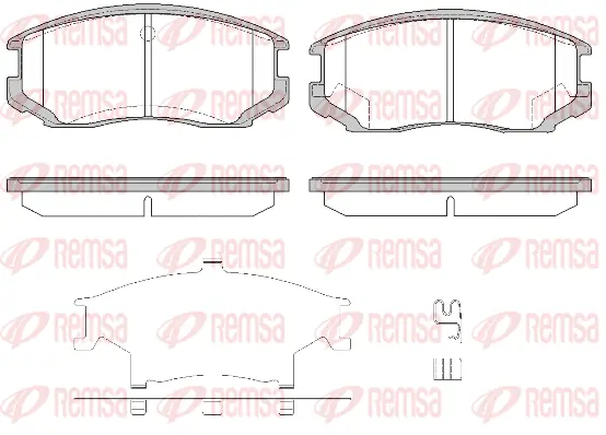 Brake Pad Set, disc brake (0357 32)