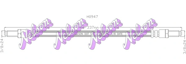 Brake Hose (H0947)