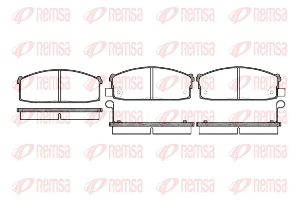 Brake Pad Set, disc brake (0117 02)